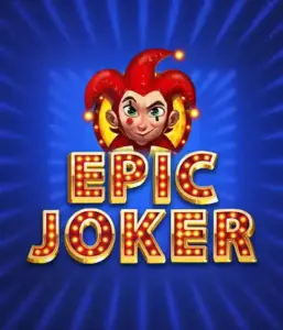 Step into the colorful world of Epic Joker slot by Relax Gaming, featuring a cheerful joker with a flaming hairstyle amid a dazzling blue background. This image captures the fun and excitement of classic slots, great for players who enjoy a nostalgic touch, providing a delightful adventure.